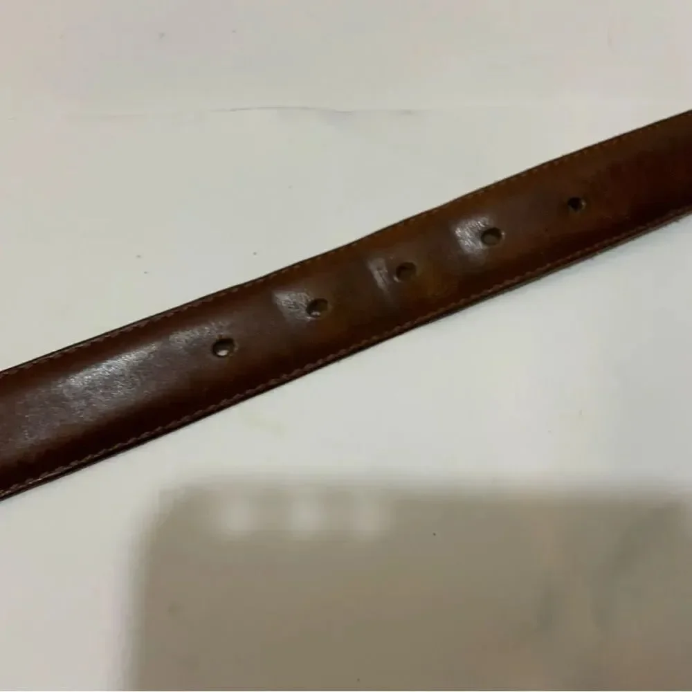 Vintage Coach 5923 Sienna Leather brown Belt, Size 38/95